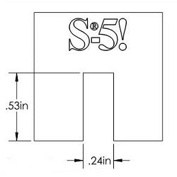 S-5-B Brass Mini Seam Clamp