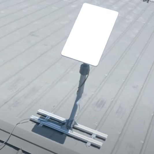 Satellite Dish Mounting Kit for “R” Panel * Trapezoidal Metal Roof Panels