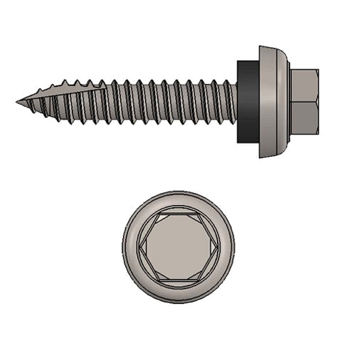 1/4-14×1.5″ Wood Screws for S-5! SolarFoot and S-5 Brackets (50pc)