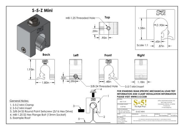 S-5-Z mini pdf CAD Drawing
